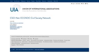 
                            11. CSO-Net: ECOSOC Civil Society Network | Union of International ...