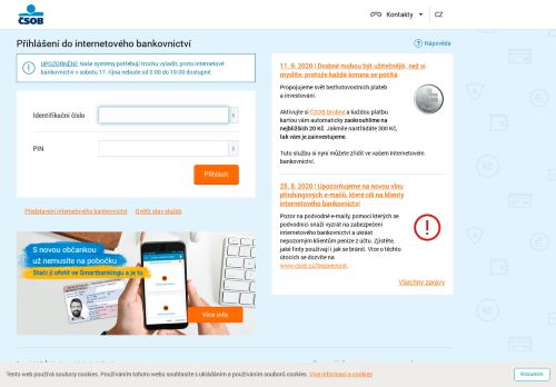 
                            5. ČSOB – přihlášení do internetového bankovnictví | ČSOB