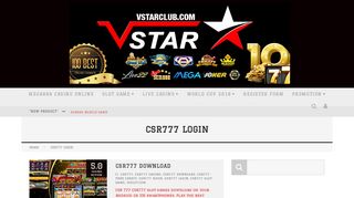 
                            6. CSR777 LOGIN Archives · MEGA888 SLOT GAME CASINO - VstarClub