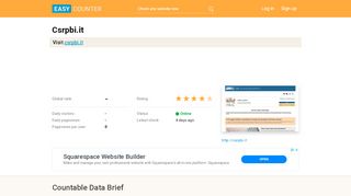 
                            11. Csrpbi.it: Log in - EasyCounter.com