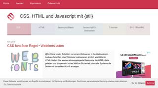 
                            7. CSS font-face Regel • Webfonts laden | mediaevent.de