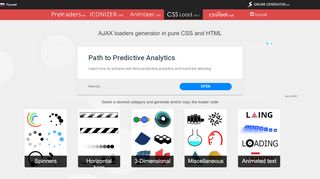 
                            8. CSS Load.net - Loading CSS spinners and bars generator ...