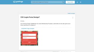 
                            4. CSS Login Form Design? (Internet, programmieren, HTML) - Gutefrage