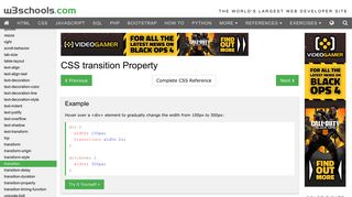 
                            11. CSS transition Property - W3Schools