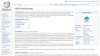 
                            11. CSS (Versicherung) – Wikipedia