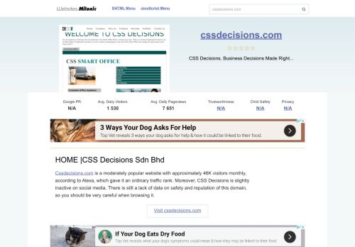 
                            2. Cssdecisions.com website. CSS Decisions- Malaysia ...