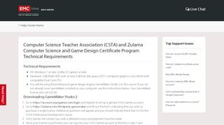 
                            9. (CSTA) and Zulama Computer Science and Game ... - EMC School