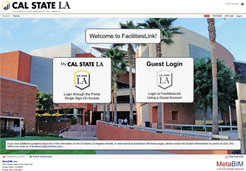 
                            8. CSULA - Guest Account - Login Required - MetaBIM