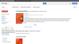 
                            8. c't Android (2018): Mehr aus Smartphones und Tablets rausholen
