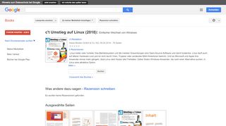 
                            12. c't Umstieg auf Linux (2018): Einfacher Wechsel von Windows - Google Books-Ergebnisseite