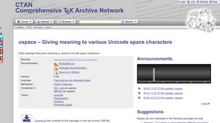 
                            6. CTAN: Package uspace