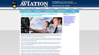 
                            6. CTC Aviation makes flying as a profession more ... - NZ Aviation News