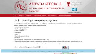 
                            7. CTC - Learning Management System - CTC Bologna