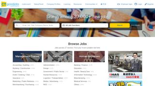 
                            5. CTgoodjobs: Jobs Search, employment and career site in Hong Kong