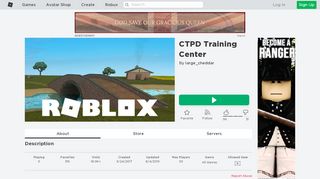 
                            11. CTPD Training Center - Roblox