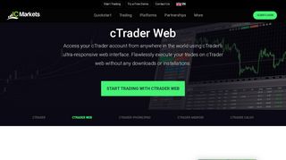 
                            5. cTrader Web | Plataforma cTrader para Brokers | IC Markets