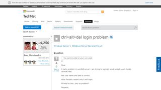 
                            1. ctrl+alt+del login problem - Microsoft