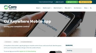 
                            7. CU Anywhere Mobile App | Cara Credit Union