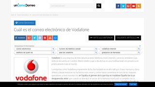 
                            11. Cuál es el correo electrónico de Vodafone - unComoCorreo