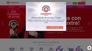 
                            2. CubaLlama.com: Llamadas, Recargas, Mensajes y Nauta a Cuba