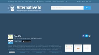 
                            7. CU.CC Alternatives and Similar Websites and Apps - AlternativeTo.net