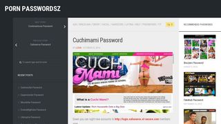 
                            2. Cuchimami Password – Porn PasswordsZ