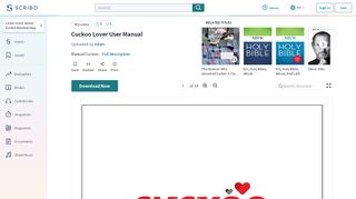 
                            9. Cuckoo Lover User Manual | Email | Payments - Scribd