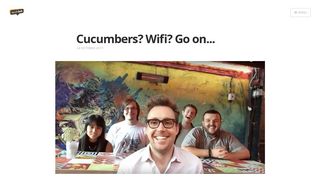 
                            6. Cucumbers? Wifi? Go on... - TechHub