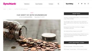 
                            5. Cue Sheet 101 with Soundmouse - Synchblog by Synchtank