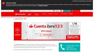 
                            1. Cuenta 123 - Cuenta Remunerada - Banco Santander
