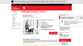 
                            3. Cuenta Activa - Cuentas - Particulares - ACTIVOBANK