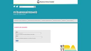 
                            6. Cuenta de Usuario | Mi Buenos Aires Web