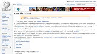 
                            12. Cuenta de usuario - Wikipedia, la enciclopedia libre