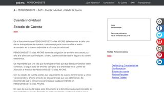 
                            2. Cuenta Individual | PENSIONISSSTE