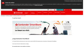 
                            9. Cuenta Smart: tu Cuenta Joven - Banco Santander