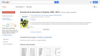 
                            9. Cuentas de la educación en España, 2000 - 2013.: Recursos, gastos y ...