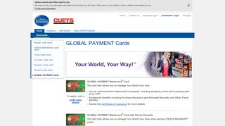 
                            1. CUETS | Cards | Global Paymentcredit cards