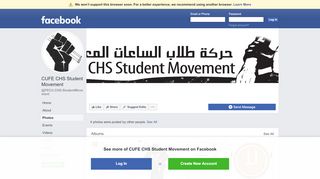 
                            7. CUFE CHS Student Movement - Photos | Facebook