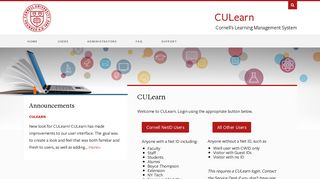 
                            1. CULearn - Cornell University