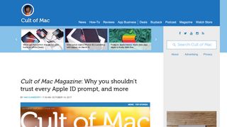 
                            12. Cult of Mac Magazine: Why you shouldn't trust every Apple ID ...