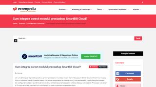 
                            12. Cum integrez corect modulul prestashop SmartBill Cloud? - ECOMpedia