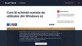 
                            11. Cum îți schimbi numele de utilizator din Windows 10 - Playtech