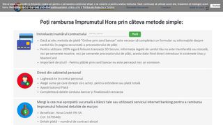 
                            4. Cum plătesc - Hora Credit