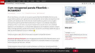 
                            13. Cum recuperezi parola Fiberlink – RCS&RDS? - ComputerBlog.ro