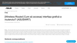 
                            1. Cum să accesați interfața grafică a routerului? (ASUSWRT ...