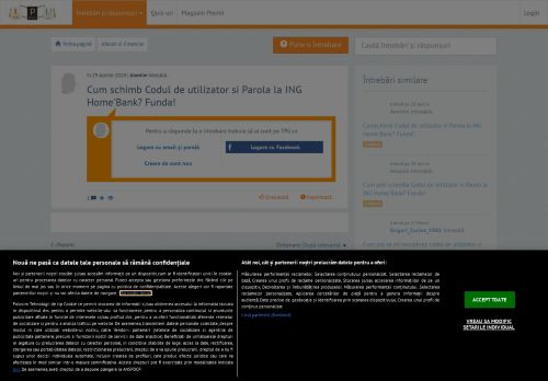 
                            13. Cum schimb Codul de utilizator si Parola la ING Home'Bank Funda - TpU