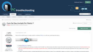 
                            9. Cum Se Dau Invitatii Pe Filelist ? - Internet & Network - PC ...