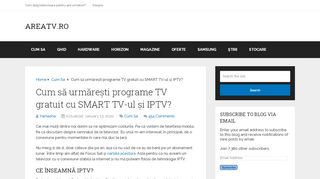 
                            6. Cum urmărești programe TV gratuit cu SMART TV-ul prin tehnologia ...