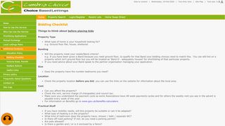 
                            6. Cumbria Choice - Bidding Checklist