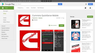 
                            2. Cummins QuickServe Mobile - Apps on Google Play
